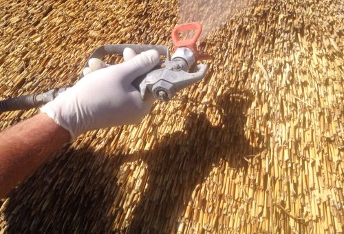 thatch roof fire protection